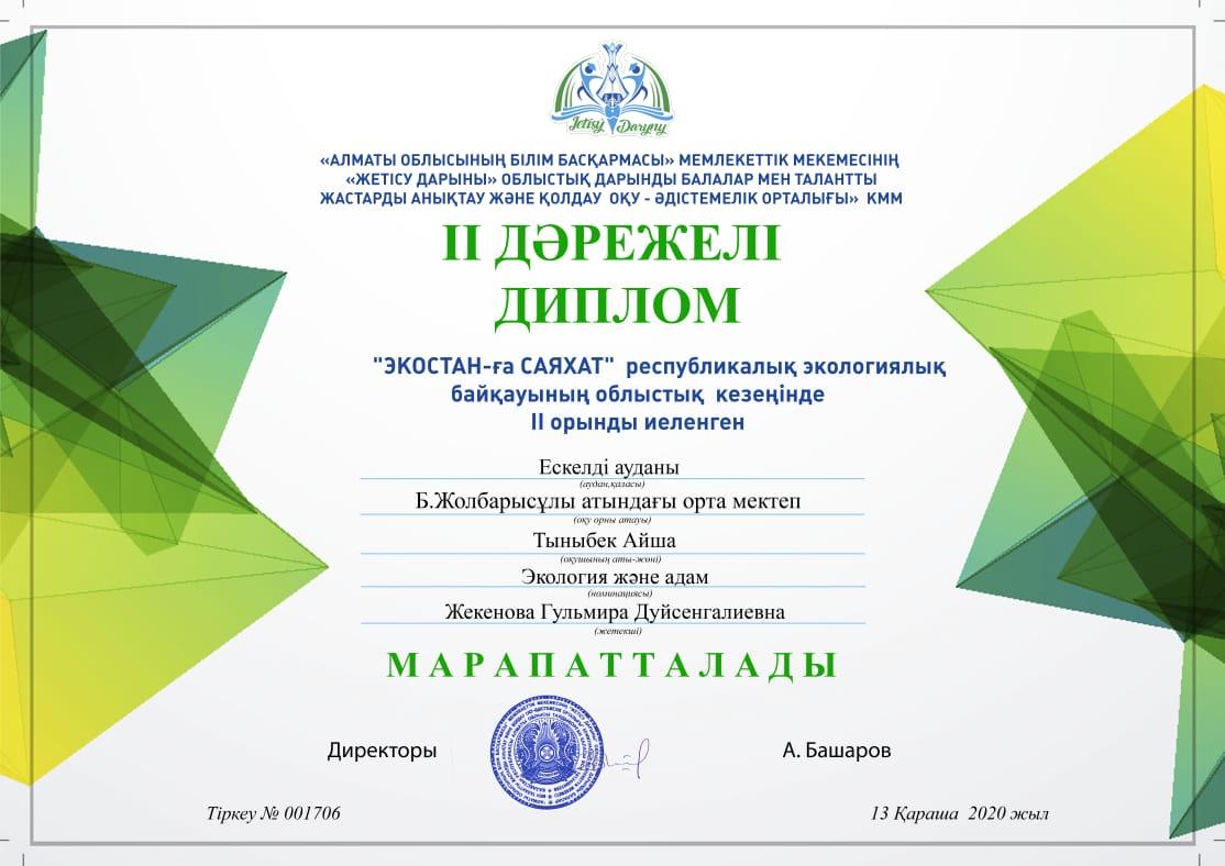 Жекенова Г.Д